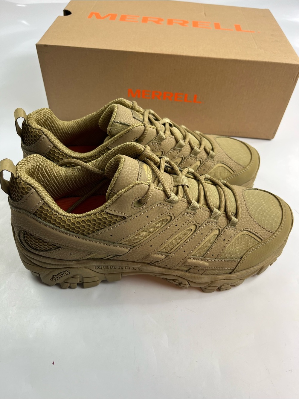Merrell Mens Moab 2 Tactical J15857 Coyote Shoes Size 10.5